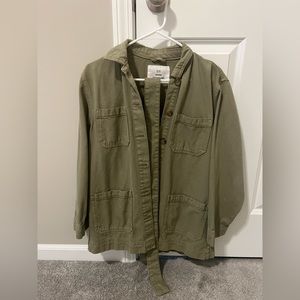 H&M Green Cargo Jacket XXS